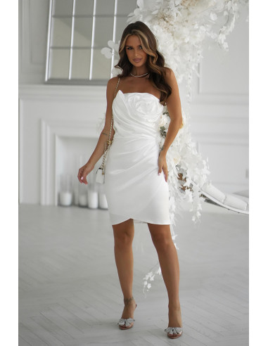Robe courte Élégante en Satin