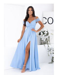 Robe longue Élégante en Coton