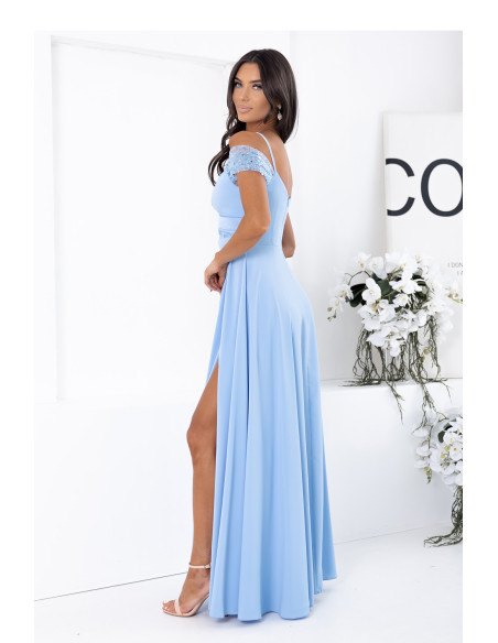 Robe longue Élégante en Coton