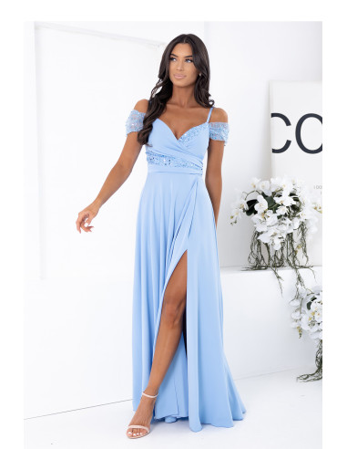 Robe longue Élégante en Coton