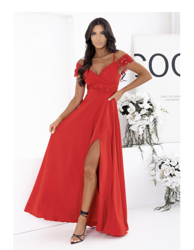 Robe longue Élégante en Coton