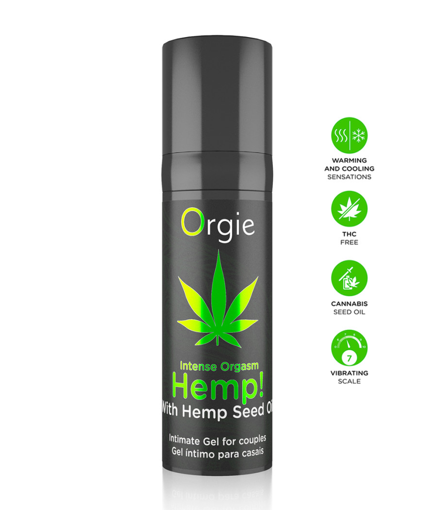 Gel intime d'excitation Hemp Intense Orgasm 15ml