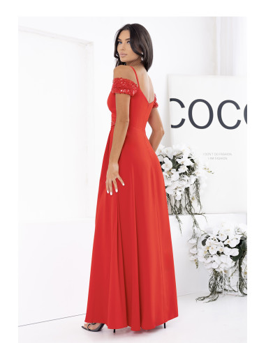 Robe longue Élégante en Coton