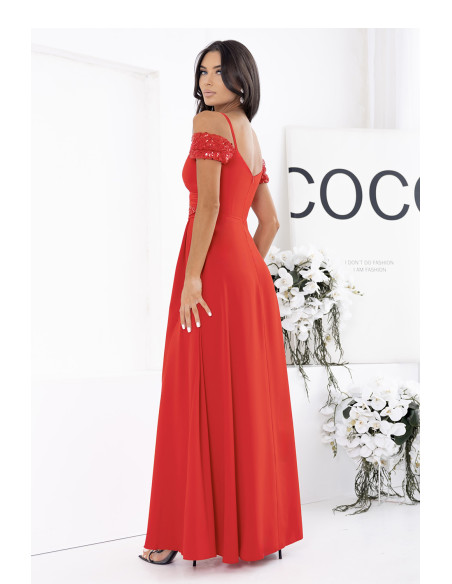 Robe longue Élégante en Coton