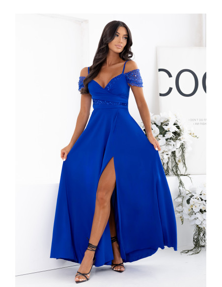 Robe longue Élégante en Coton