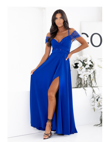 Robe longue Élégante en Coton