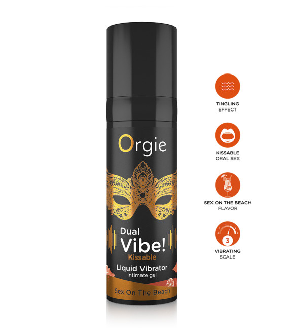 Gel d'excitation Dual Vibe Sex On The Beach Liquid Vibrator