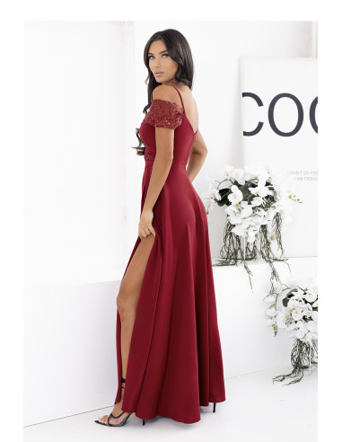 Robe longue Élégante en Coton