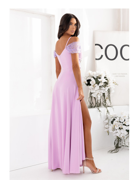 Robe longue Élégante en Coton