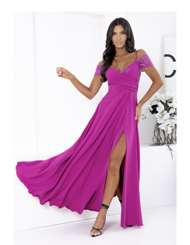 Robe longue Élégante en Coton
