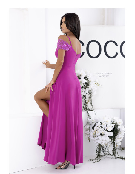 Robe longue Élégante en Coton