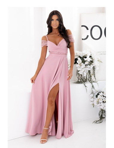 Robe longue Élégante en Coton