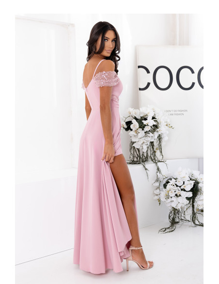 Robe longue Élégante en Coton