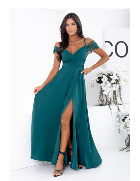 Robe longue Élégante en Coton