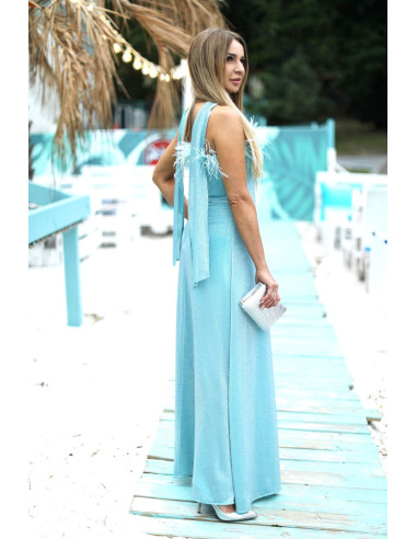 Robe longue Glamour Verte
