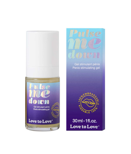 Gel stimulant pénis Pulse Me Down 30ml - Love To Love
