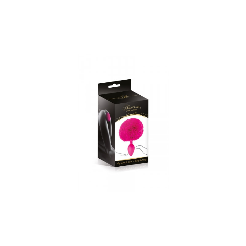 Plug queue de lapin - fuchsia