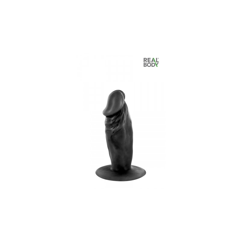 Plug anal réaliste noir 11 cm - Real Tim