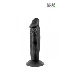 Gode réaliste 16 cm noir - Real Zack