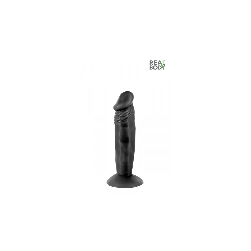 Gode réaliste 16 cm noir - Real Zack