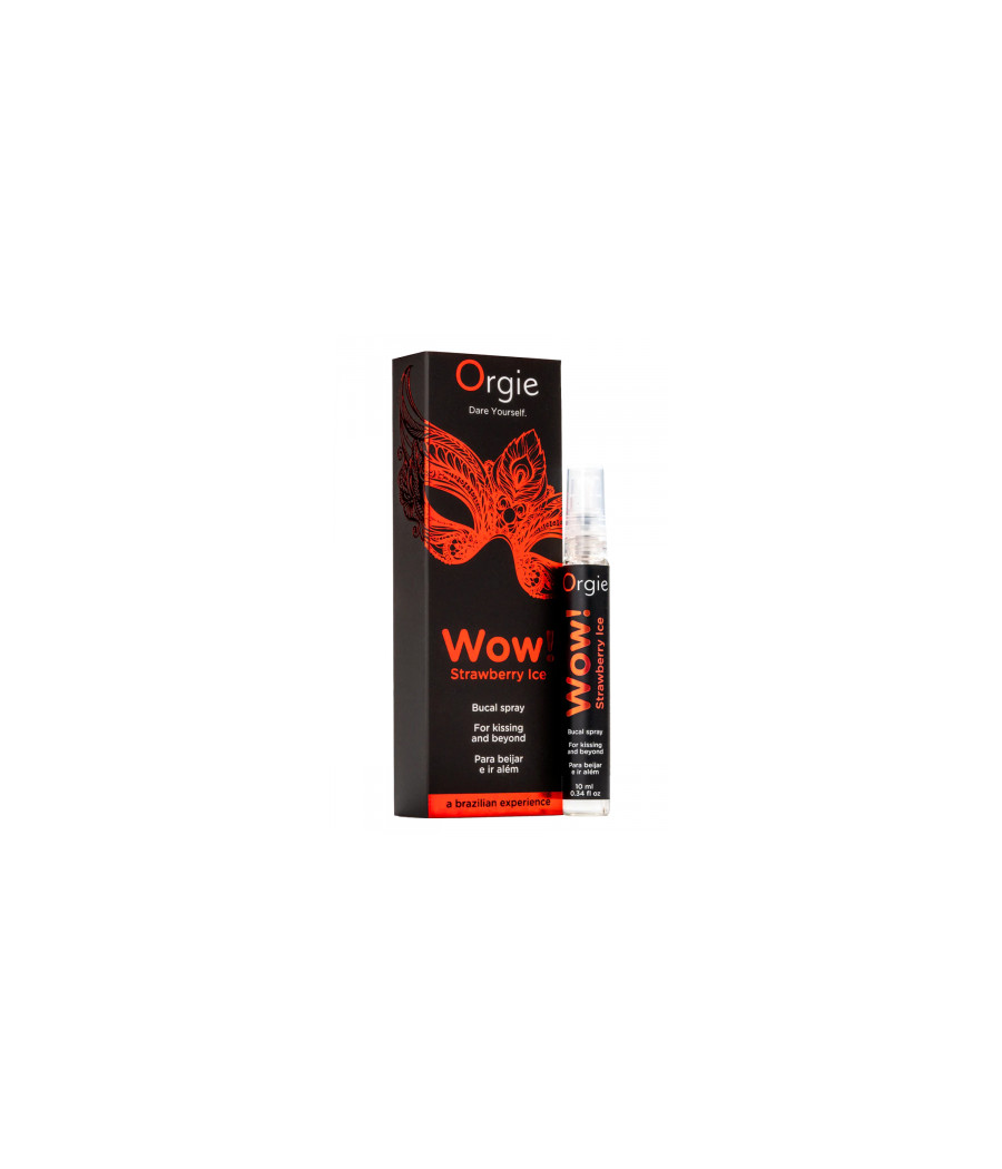 Spray buccal excitant Wow menthol fraise glaçé