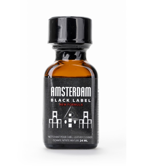 Poppers Amsterdam Black  label 24ml