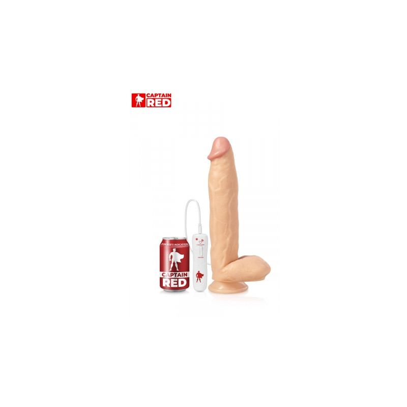 Vibro XXL The Power 31 x 6 cm - Captain Red