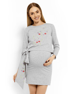 Robe de grossesse Florale en Broderie