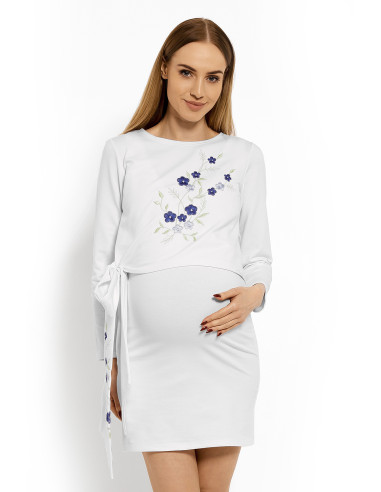 Robe de grossesse Florale en Broderie