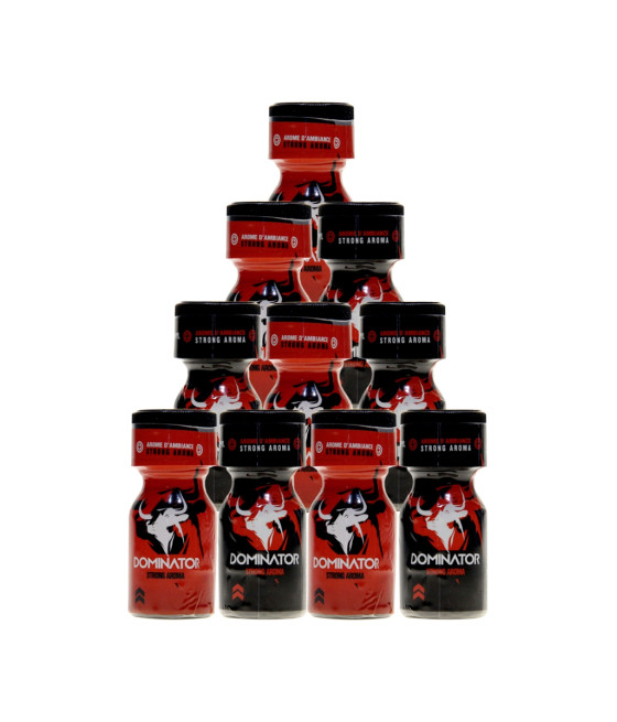 Pack 10 poppers Dominator 10ml