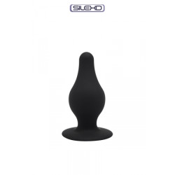 Plug anal The Original Model 2 noir 6,4 cm - SilexD