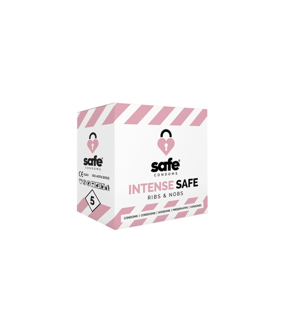 5 préservatifs Safe Intense