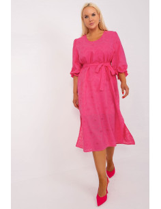 Plus size Robe en Broderie