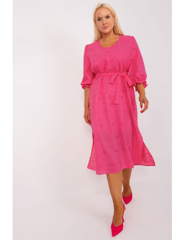 Plus size Robe en Broderie