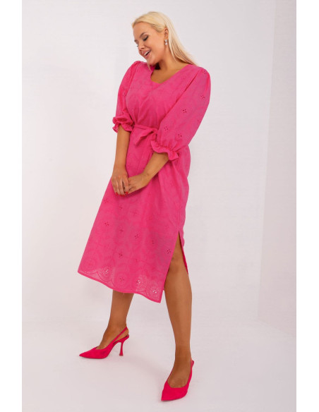 Plus size Robe en Broderie