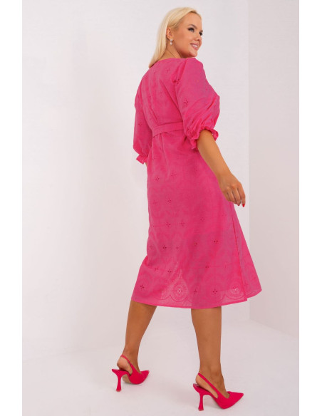 Plus size Robe en Broderie