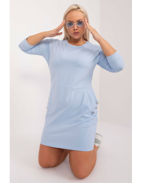 Plus size Robe Classique en Coton