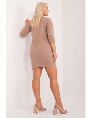 Plus size Robe Classique en Coton