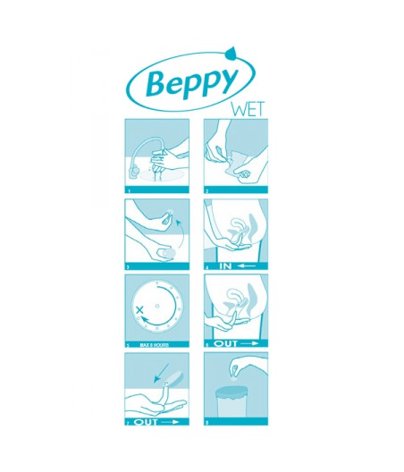 Boite 8 tampons Beppy WET