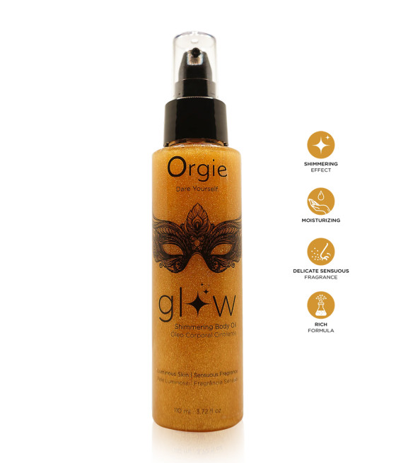 Huile brillante pour le corps 110ml - Orgie