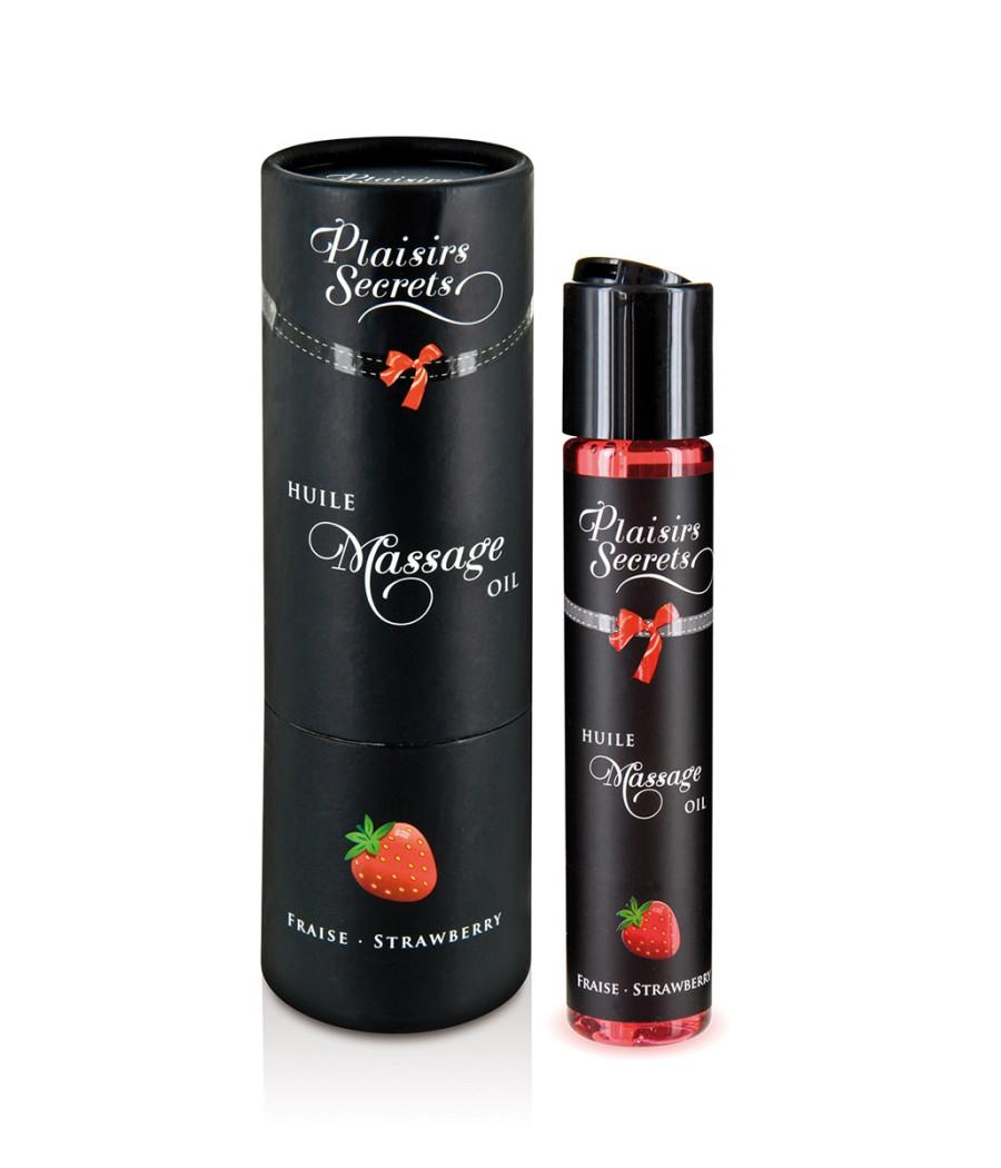 Huile de massage gourmande - Fraise
