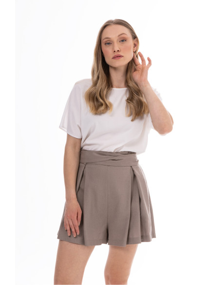 Short Élégant en Coton