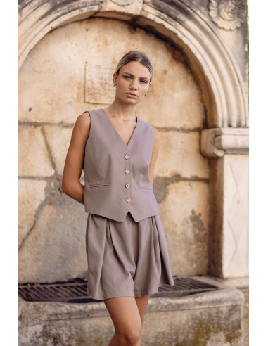 Short Élégant en Coton