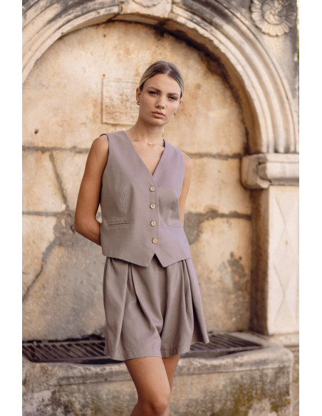 Short Élégant en Coton