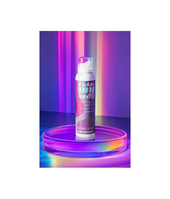 Mousse massage crépitante - barbe à papa