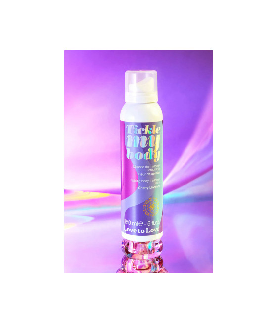 Mousse massage crépitante - fleur de cerisier