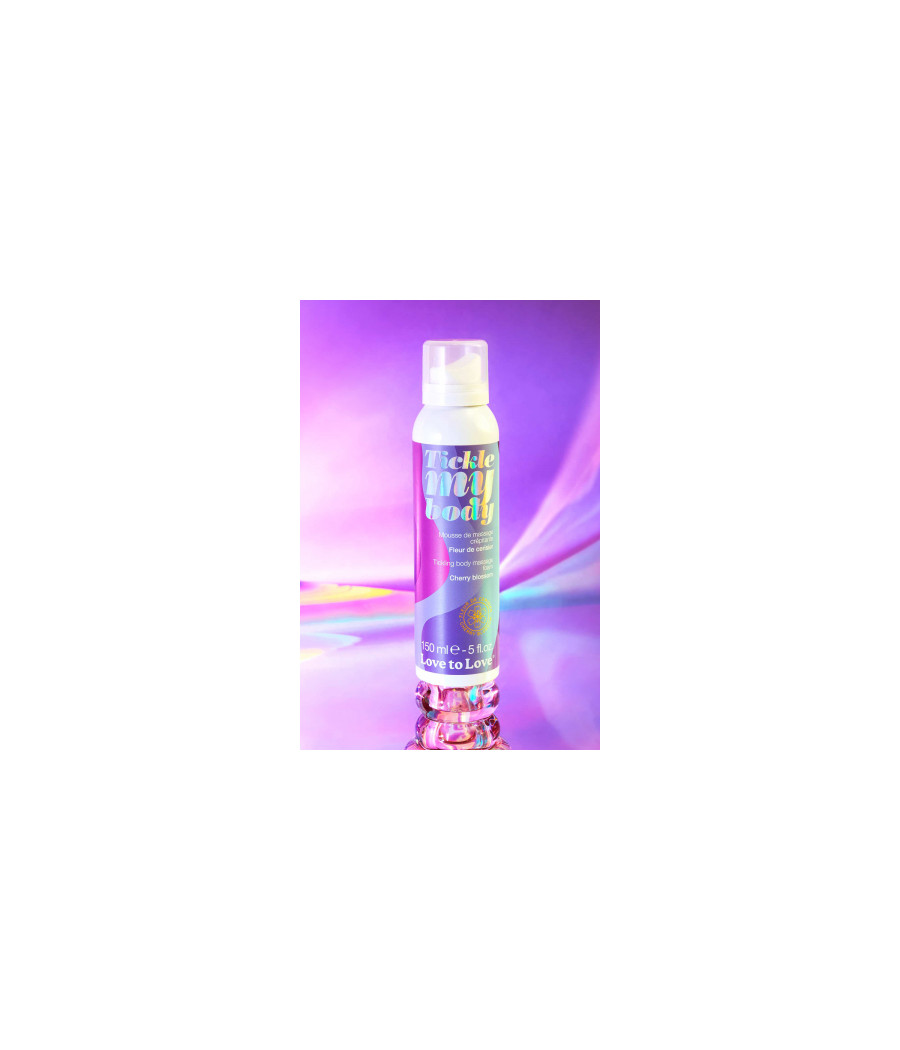 Mousse massage crépitante - fleur de cerisier