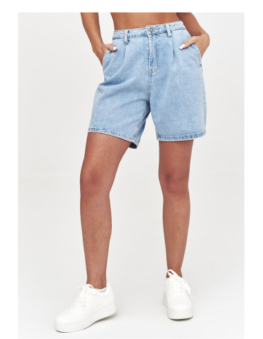Shorts en jean Classique en Coton Bleue