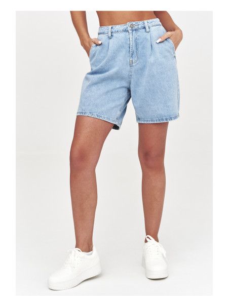 Shorts en jean Classique en Coton Bleue