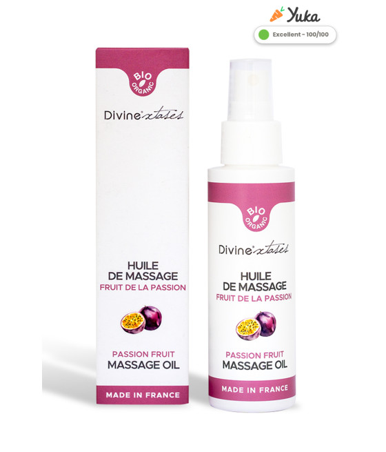 Huile de massage gourmande BIO Fruit de la passion